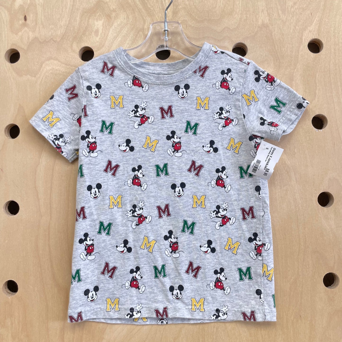 Gray Mickey Mouse Tee