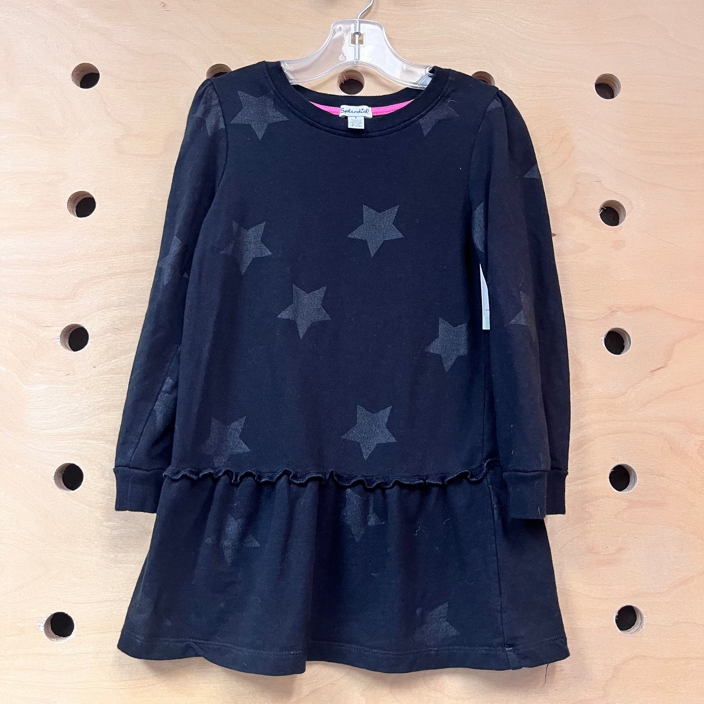 Black Stars LS Dress