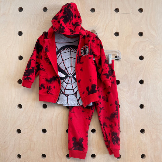 Spiderman Tie Dye 3pc. Outfit
