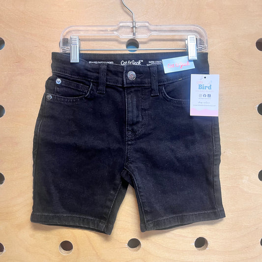 Black Denim Shorts NEW!!