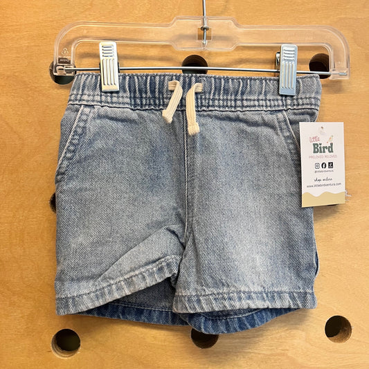 Light Wash Denim Shorts