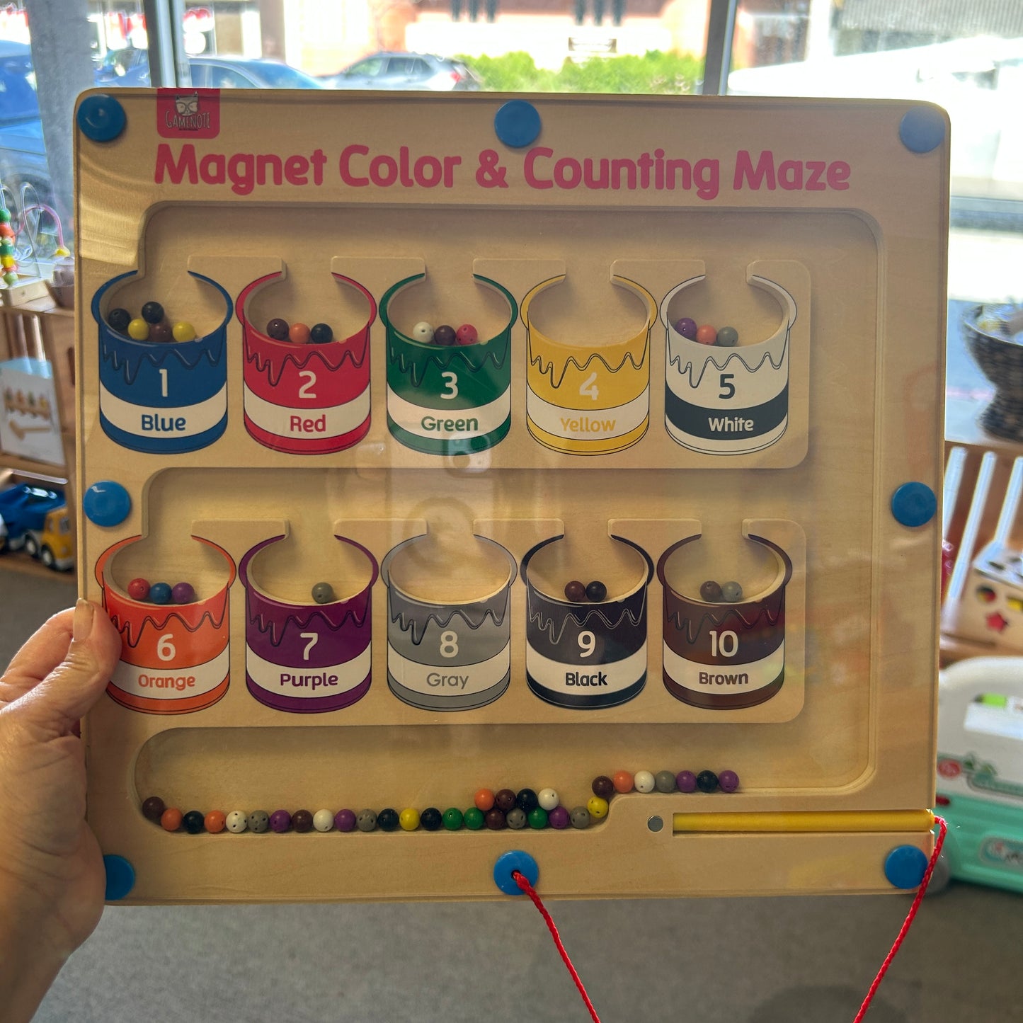 Magnet Color & Counting Maze