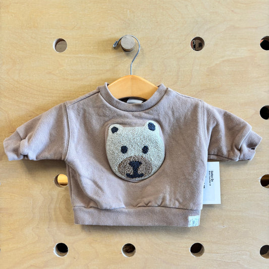 Brown Fuzzy Bear LS