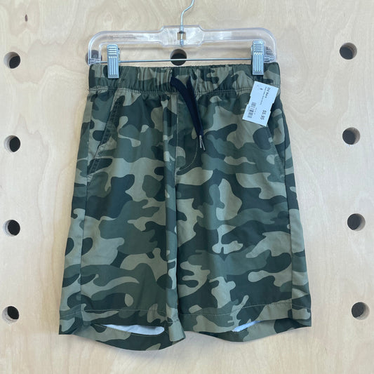 Green Camo Active Shorts