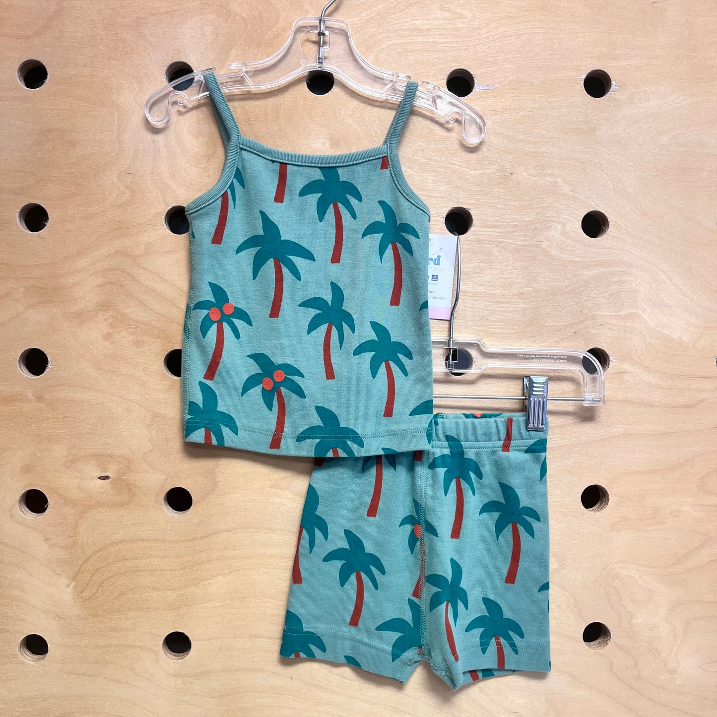 Organic Green Palm Trees PJ's