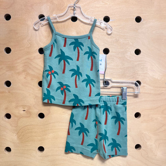 Organic Green Palm Trees PJ's