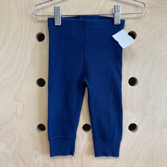 Dark Blue Ribbed Joggers