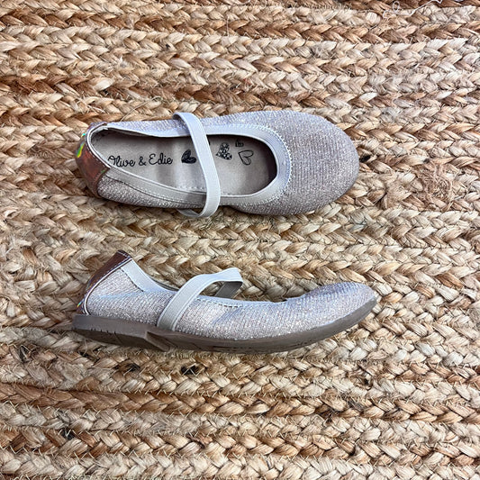 Pink Glitter/Metallic Flats