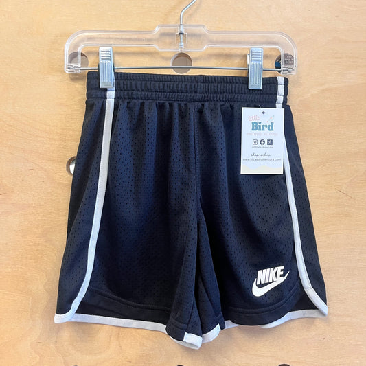 Black/White Mesh Shorts