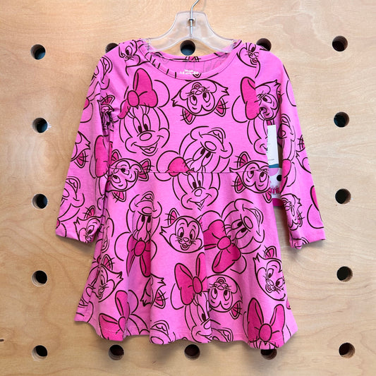Pink Minnie & Figaro Dress NEW!