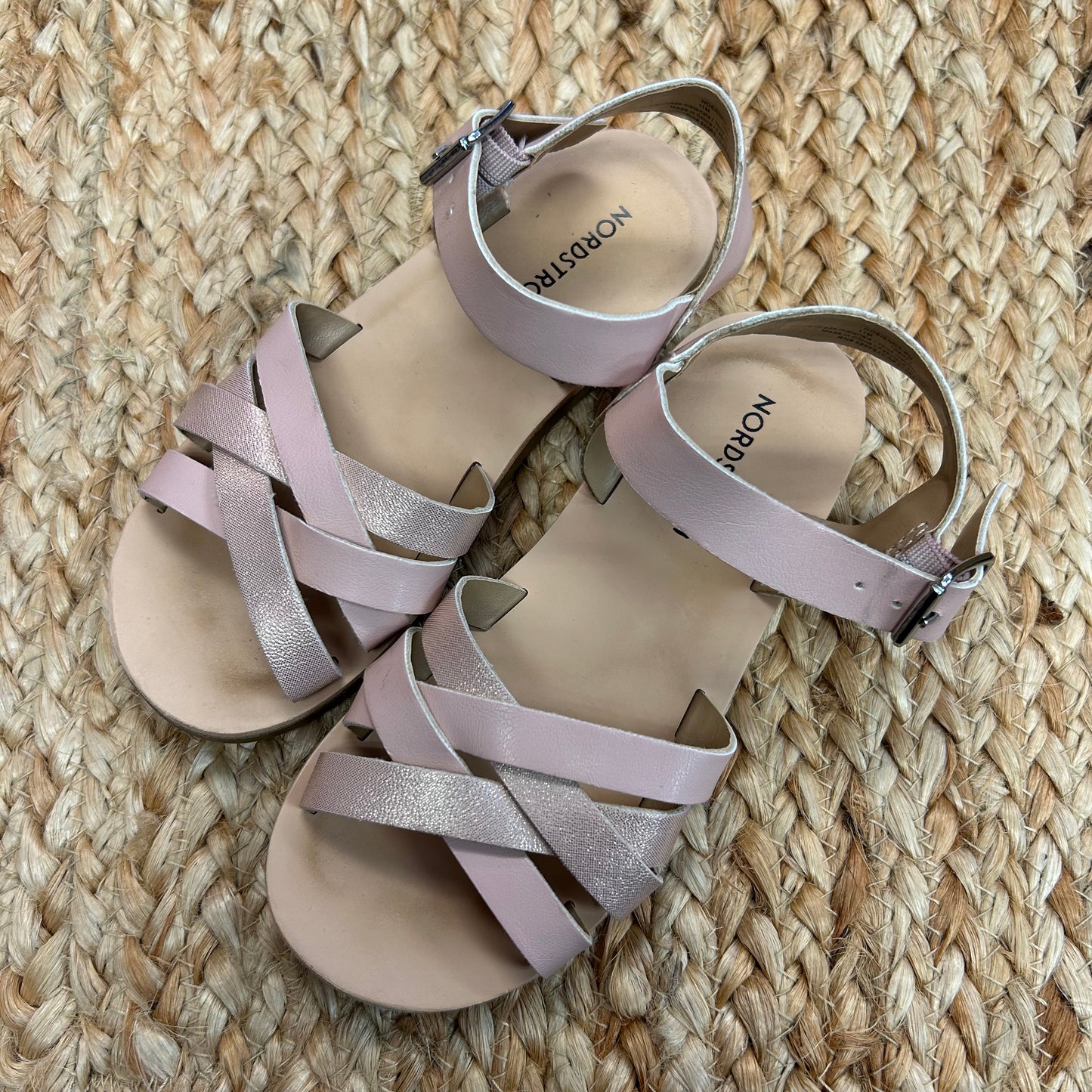 Pink & Rose Gold Sandals