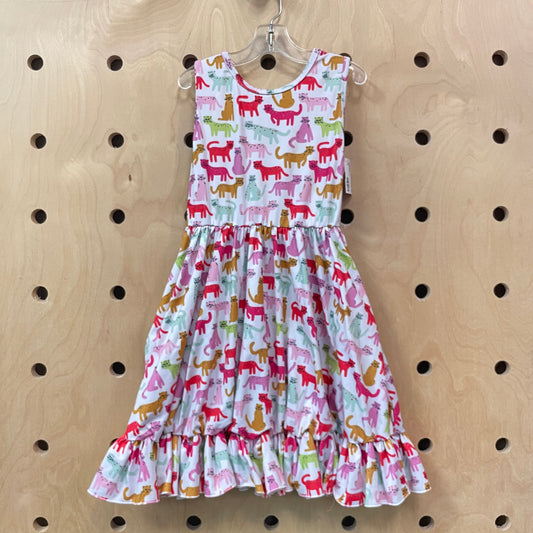 COlorful Leopard Dress