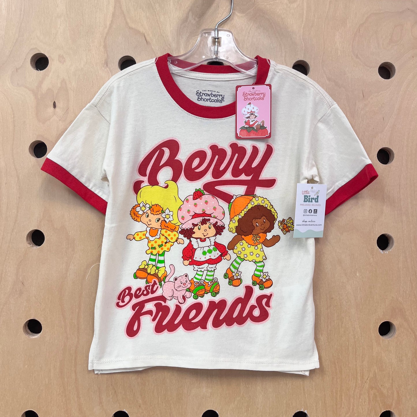 Tan 'Berry Best Friends' Tee NEW!