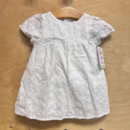 White Eyelett Dress/Bloomers