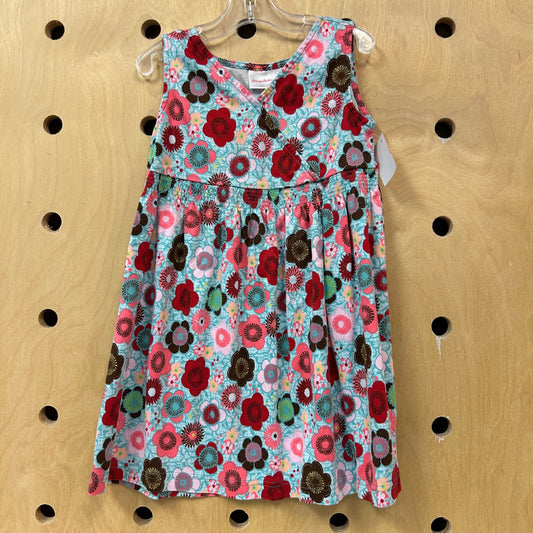 Blue Floral Dress