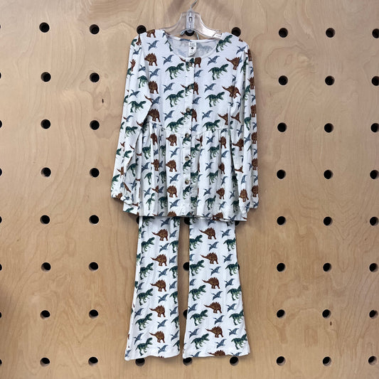 White Bamboo Dino Outfit