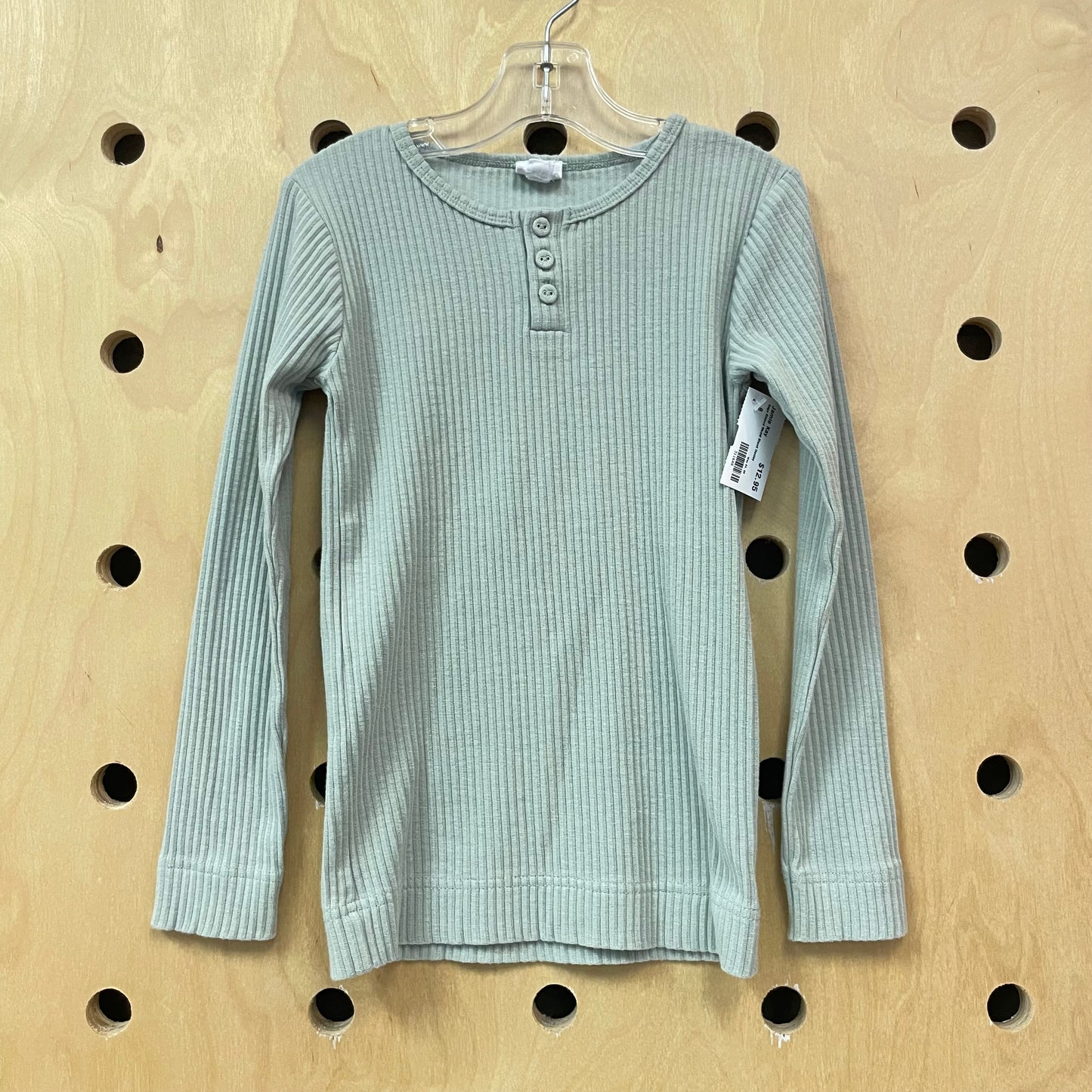 Sage Ribbed Modal Blend Henley