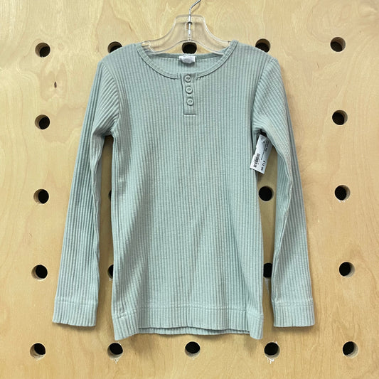 Sage Ribbed Modal Blend Henley