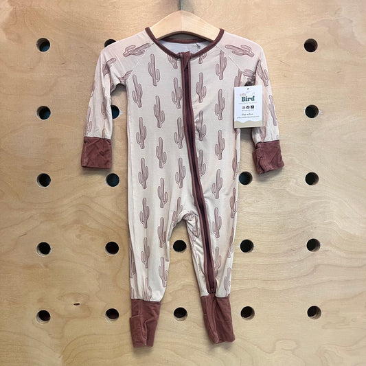 Tan Cactus Bamboo Zippy