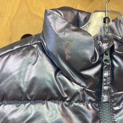 Metallic Purple Puff Vest