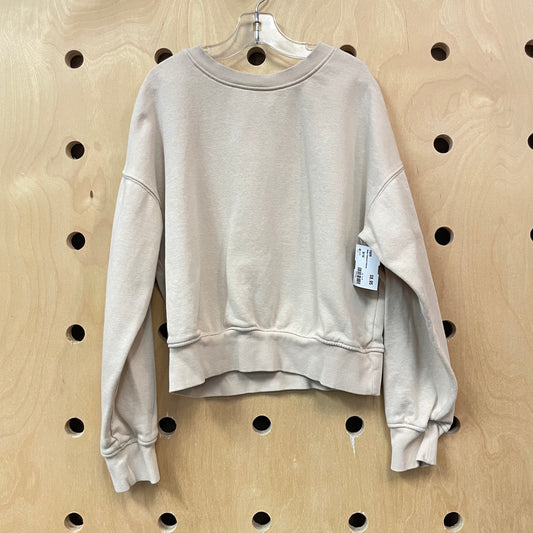 Beige Crewneck Pullover