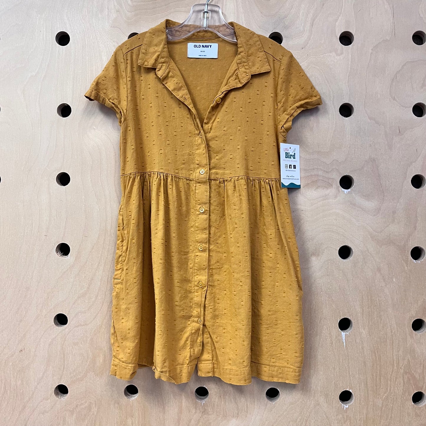 Mustard Textured Dress