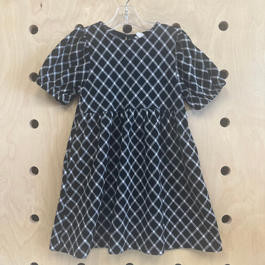 Black & White Plaid Dress