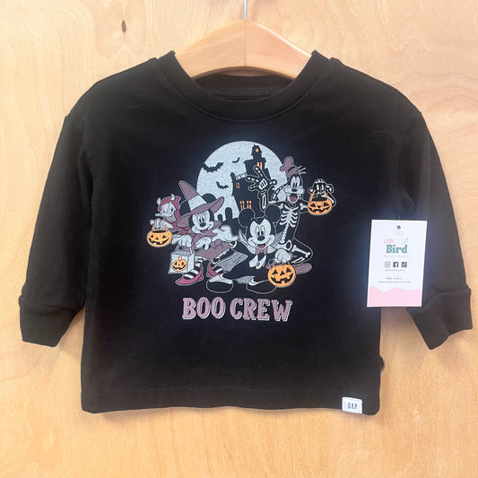 Black Boo Crew Halloween Tee
