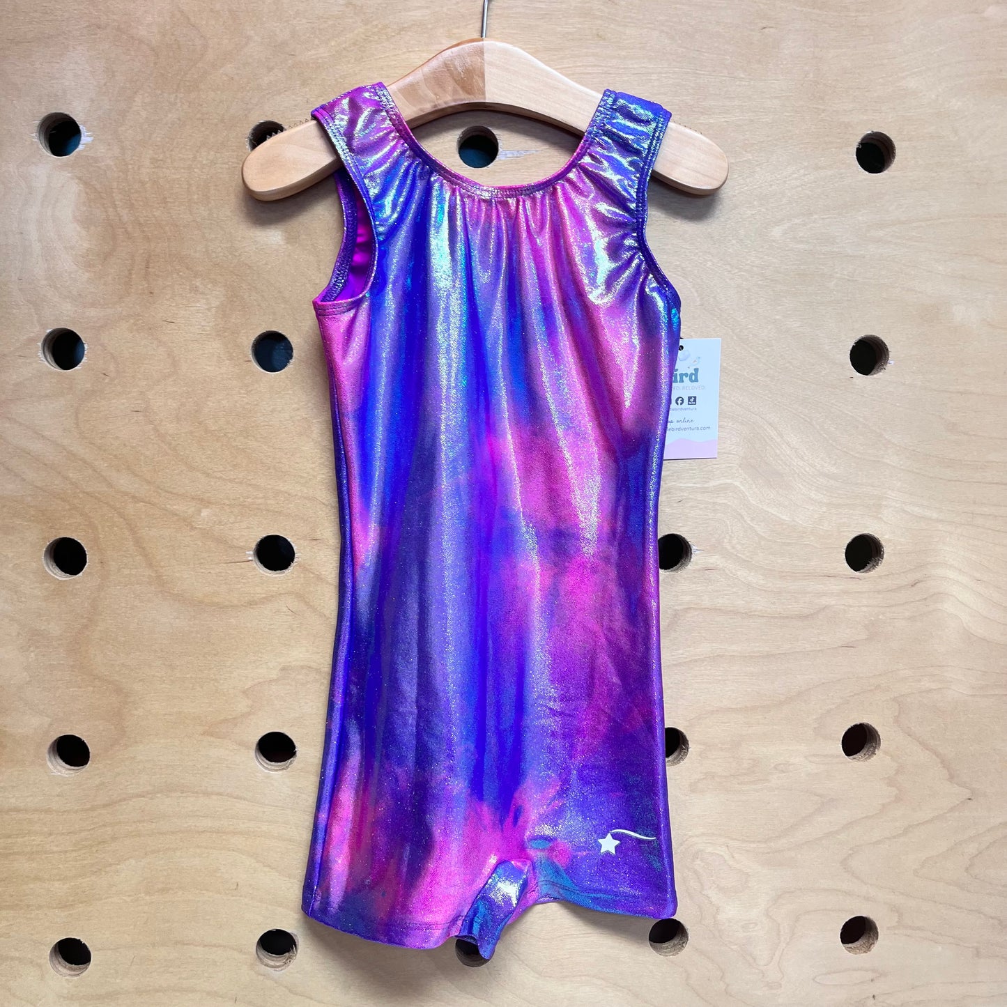 Purple/Pink Irredescent Shimmer Unitard