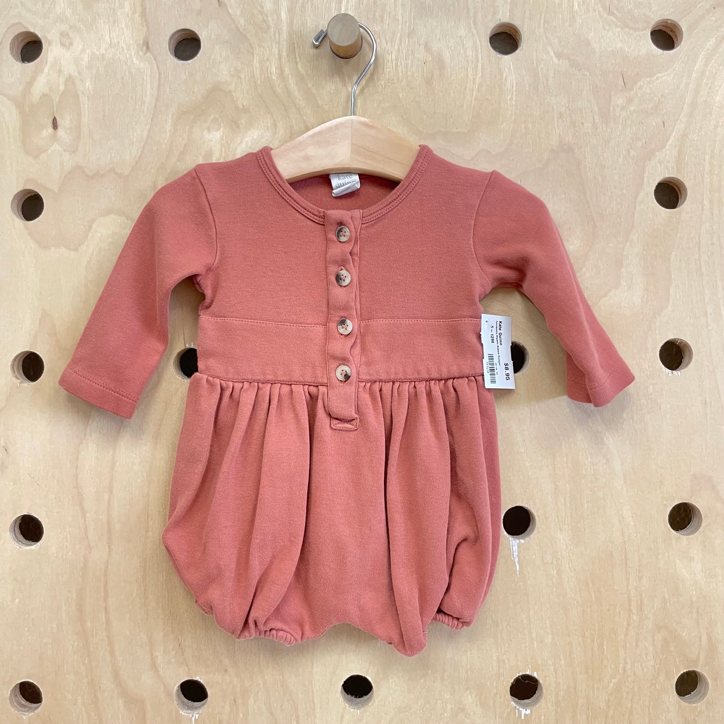 Terracotta Organic Bubble Romper