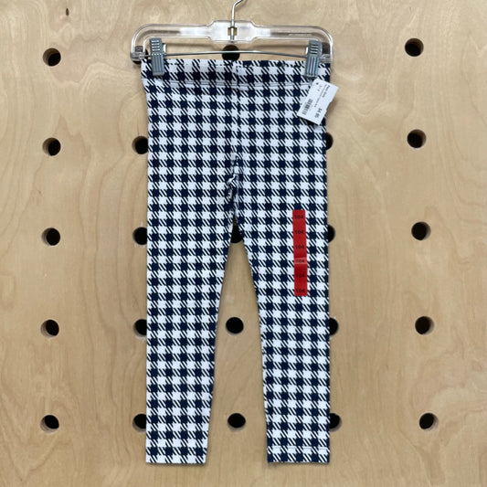 Navy Houndstooth Leggings NEW!