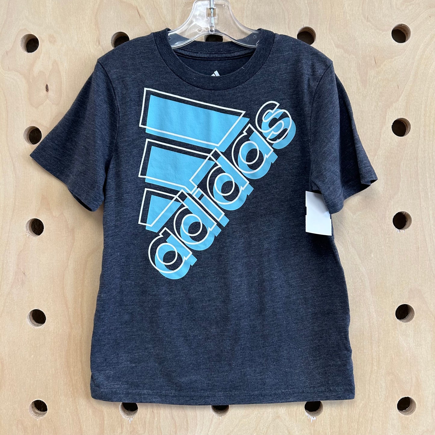 Grey Teal Logo Tee