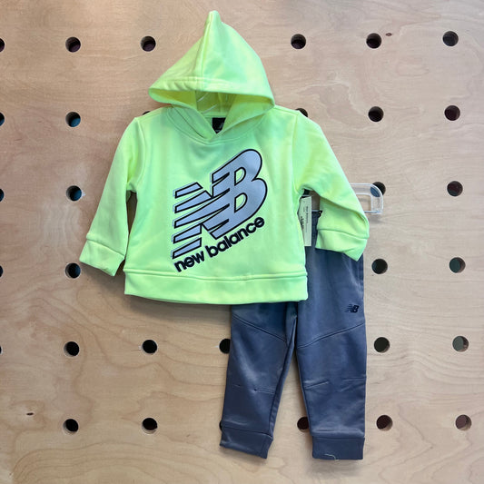 Bright Yellow/Grey Hoodie Outfit