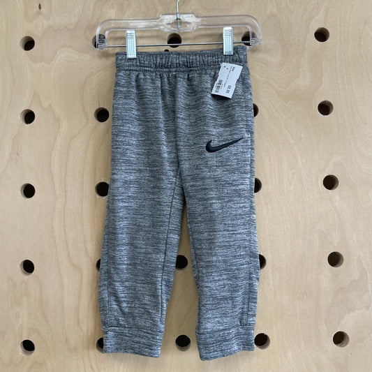 Grey Fleece-Lined Dri-Fit Joggers