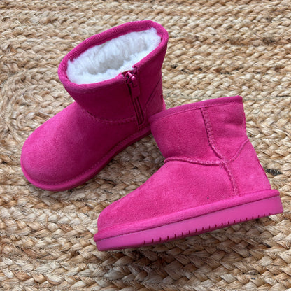 Bright Pink Fluffy Boots NEW!