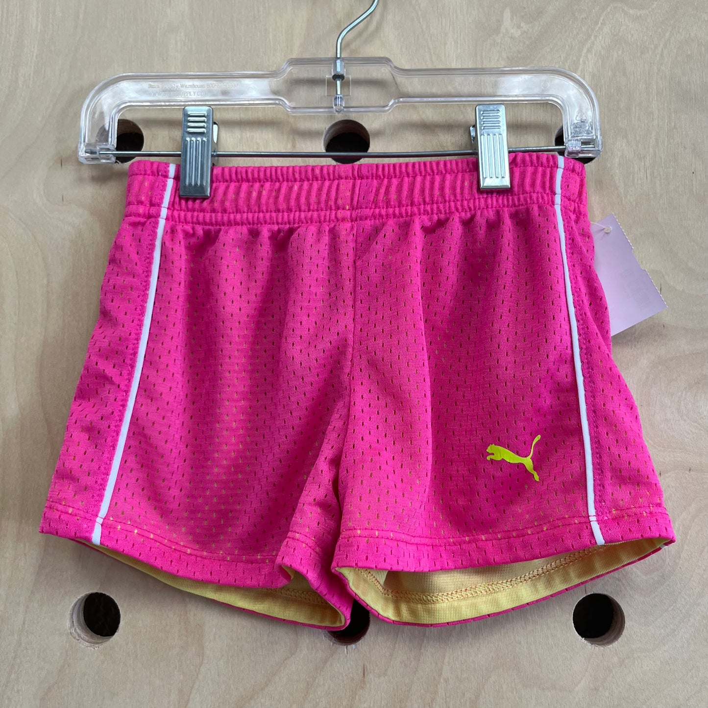 Pink Mesh Shorts