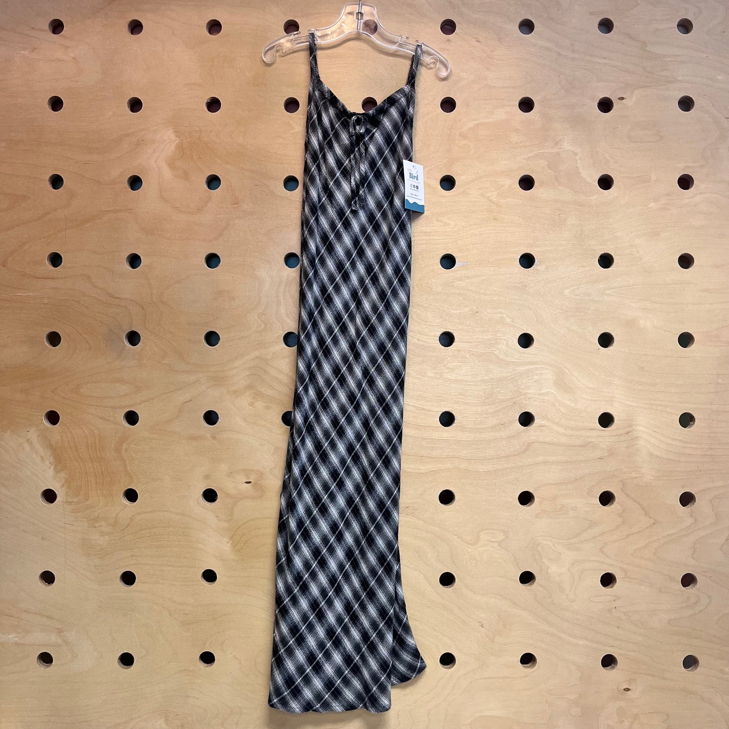 Grey & Black 90s Slip Maxi Dress NEW!