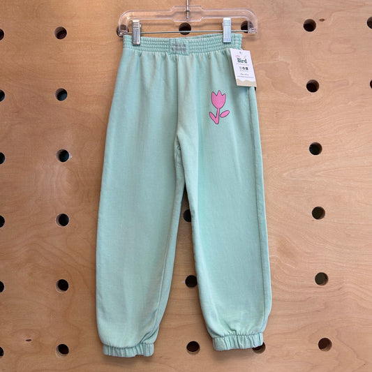 Mint/Pink Tulip Joggers