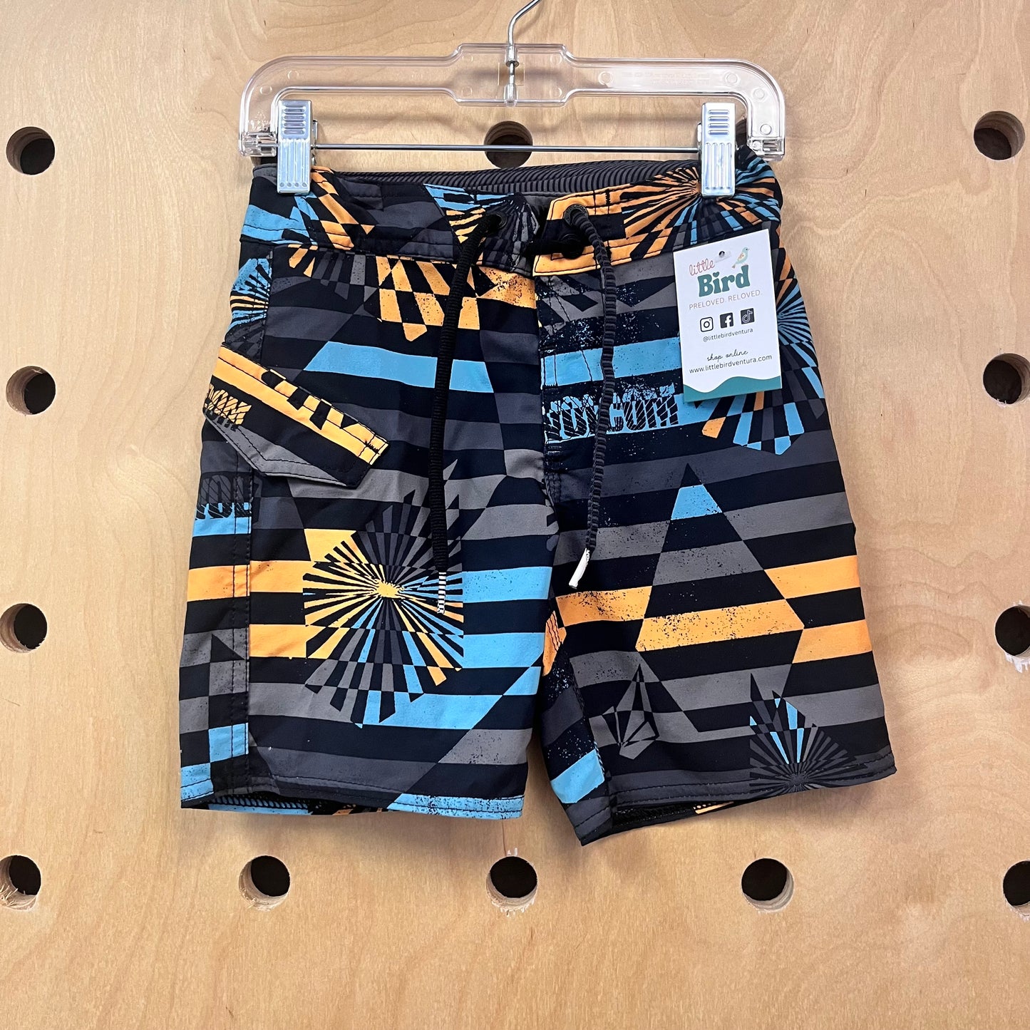 Clue & Orange Mod Tech Swim Board Shorts