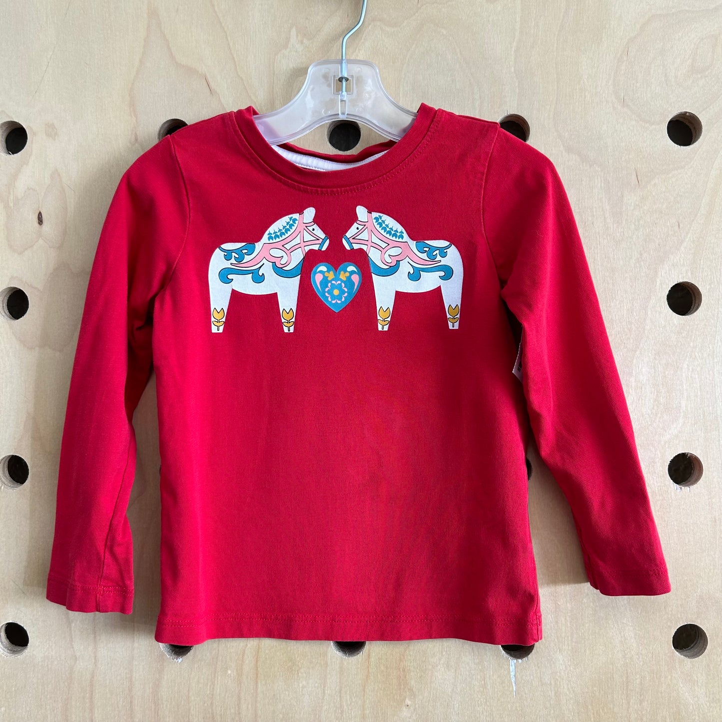 Red Ponies LS Tee