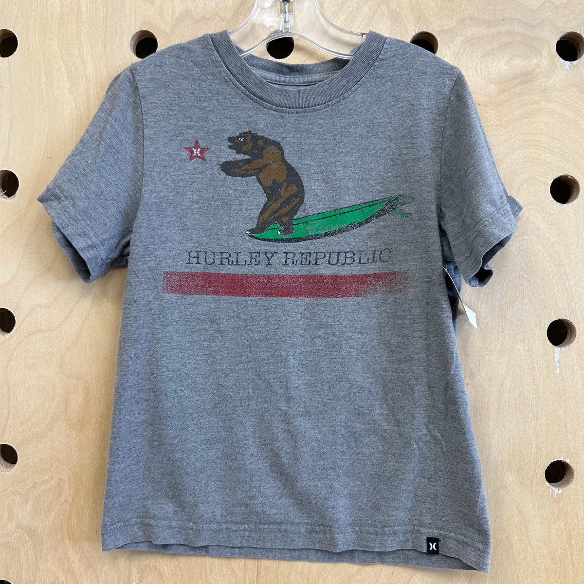 Grey Hurley Republic Bear Tee