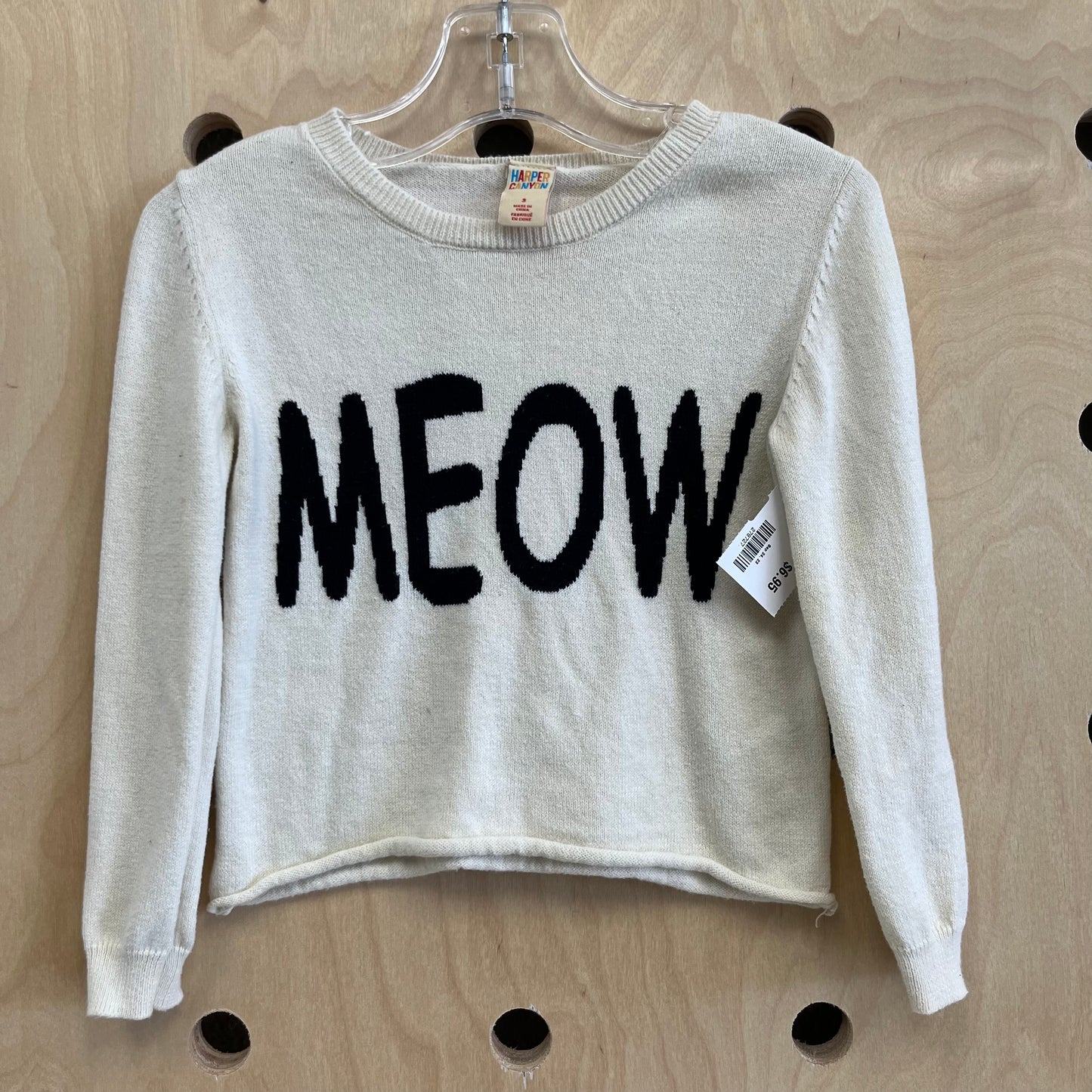 Cream Meow Sweater
