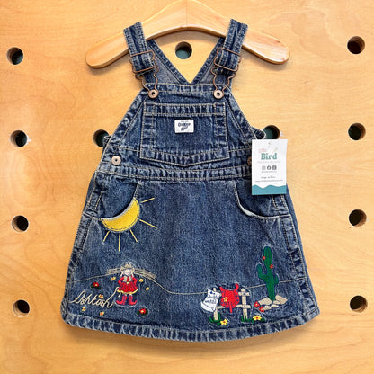 Osh Kosh Cowgirl Denim Jumper