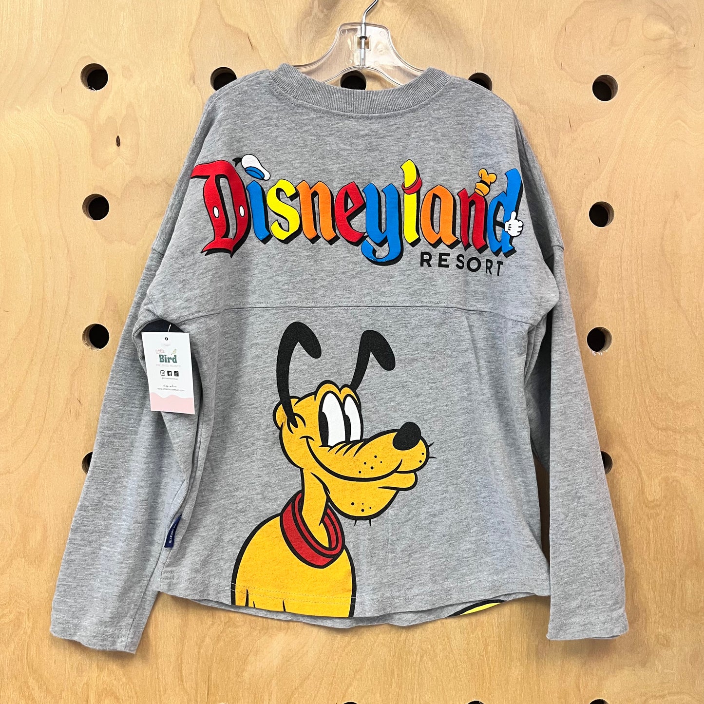 Mickey Front/Pluto Back LS Tee