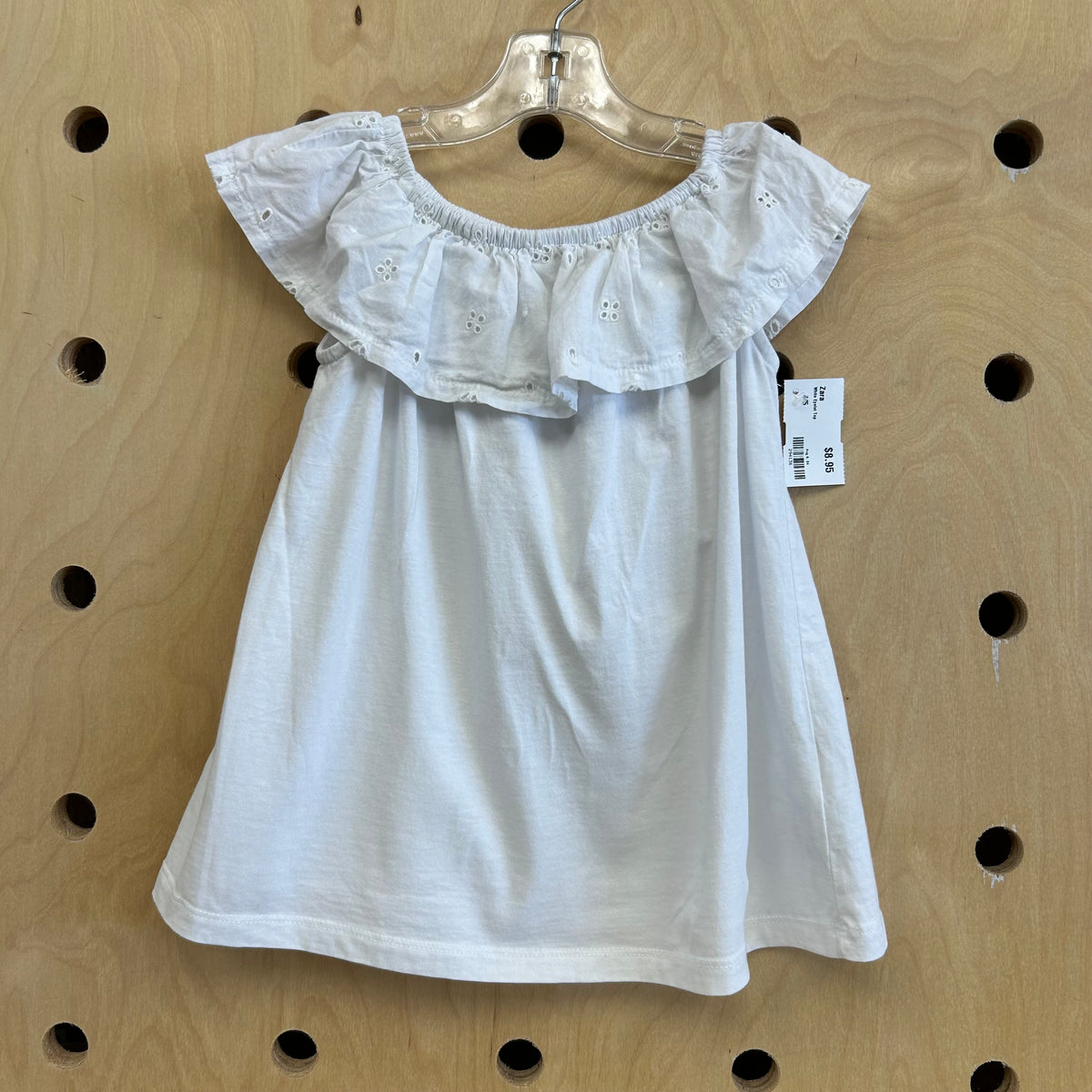 White Eyelet Top