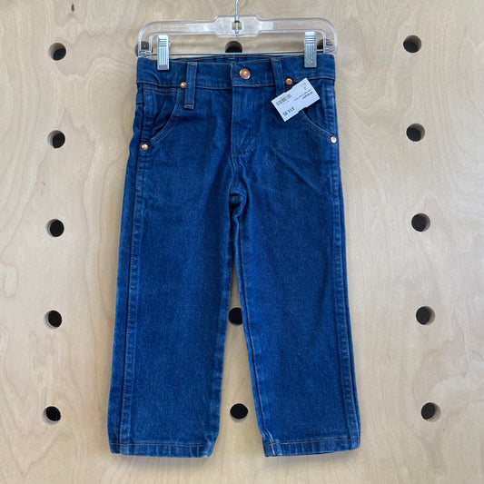 Dark Wash Straight Denim