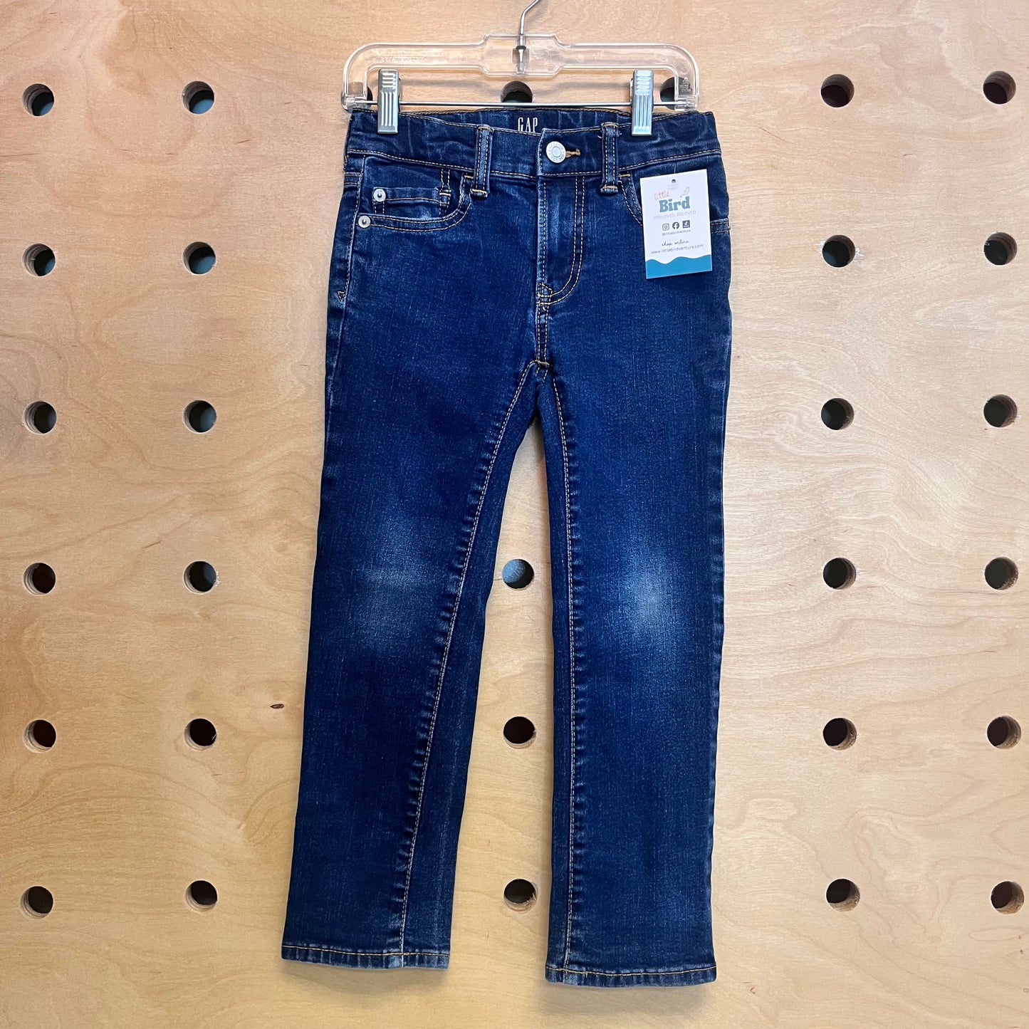 Dark Wash Straight Denim
