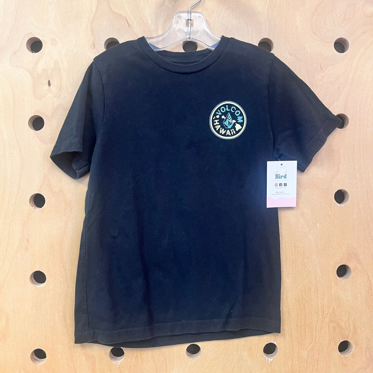 Black Hawaii Logo Tee