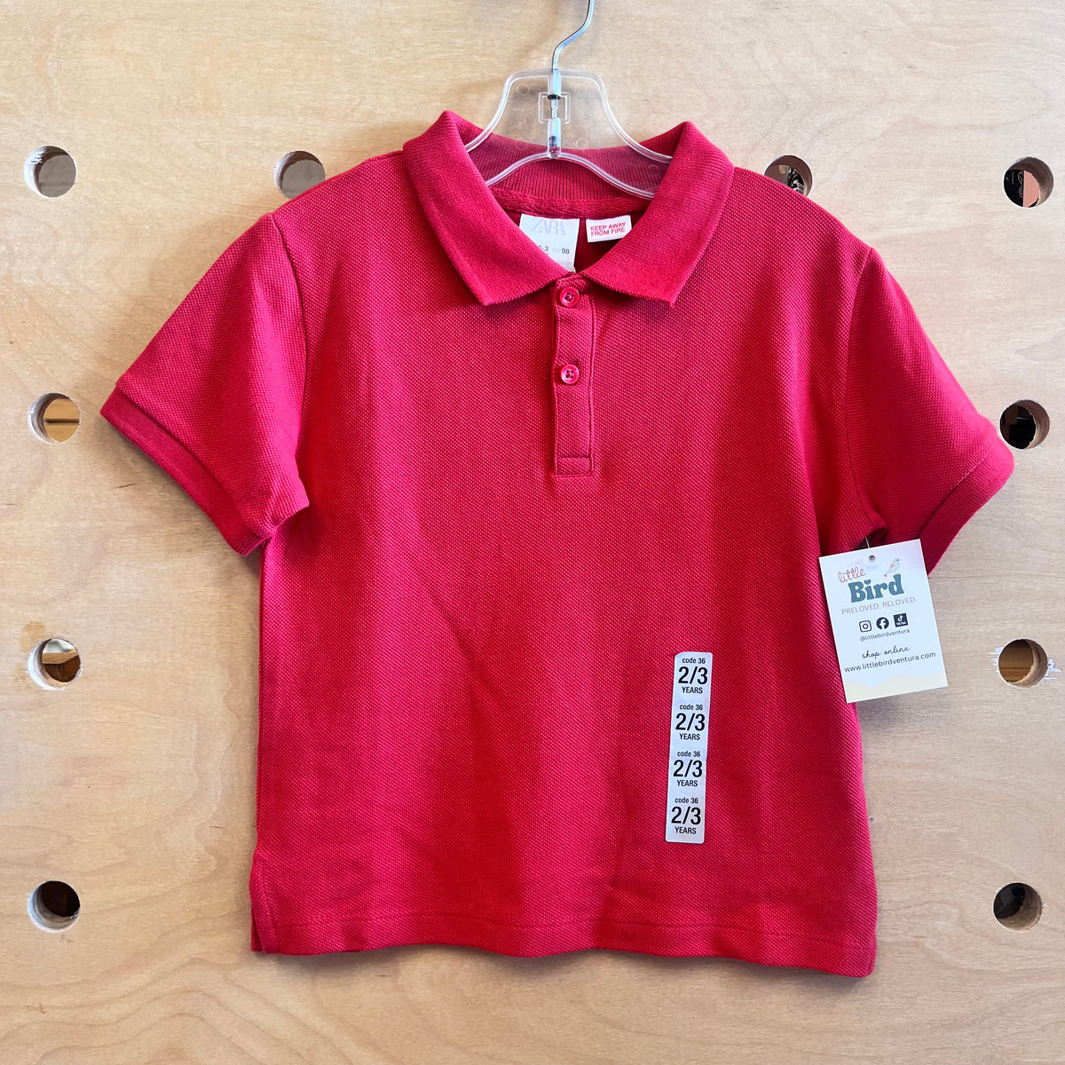 Red SS Polo NEW!