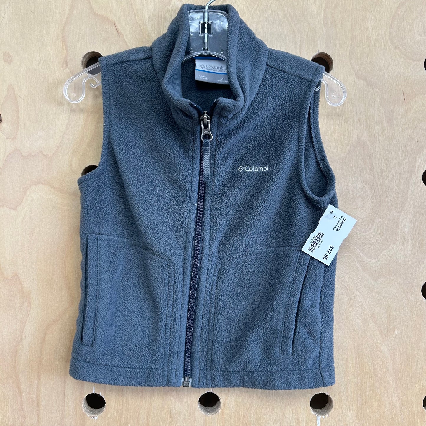 Grey Fleece Vest